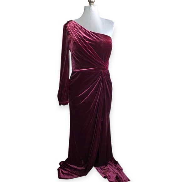 NWT Revelry Aurora Velvet Dress, Romantic Rose, Size 12 - Picture 5 of 16